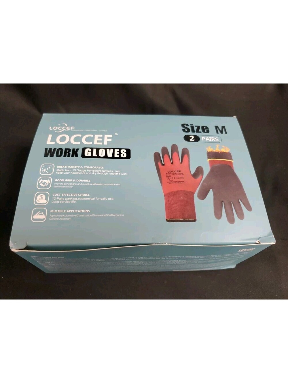 2 Pairs Winter Work Gloves Freezer Gloves for Work below Zero Thermal Sz. M NEW